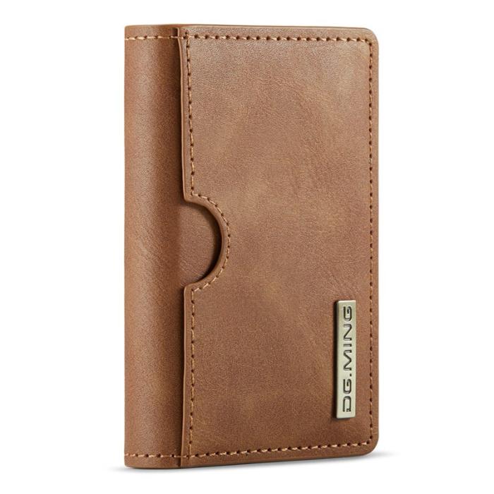 DG.MING - DG.MING M6 RFID Blocker Plånbok Flera Lager Myntväska Brun