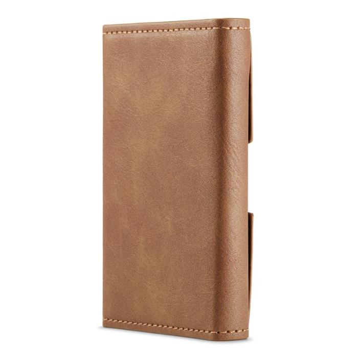 DG.MING - DG.MING M6 RFID Blocker Plånbok Flera Lager Myntväska Brun