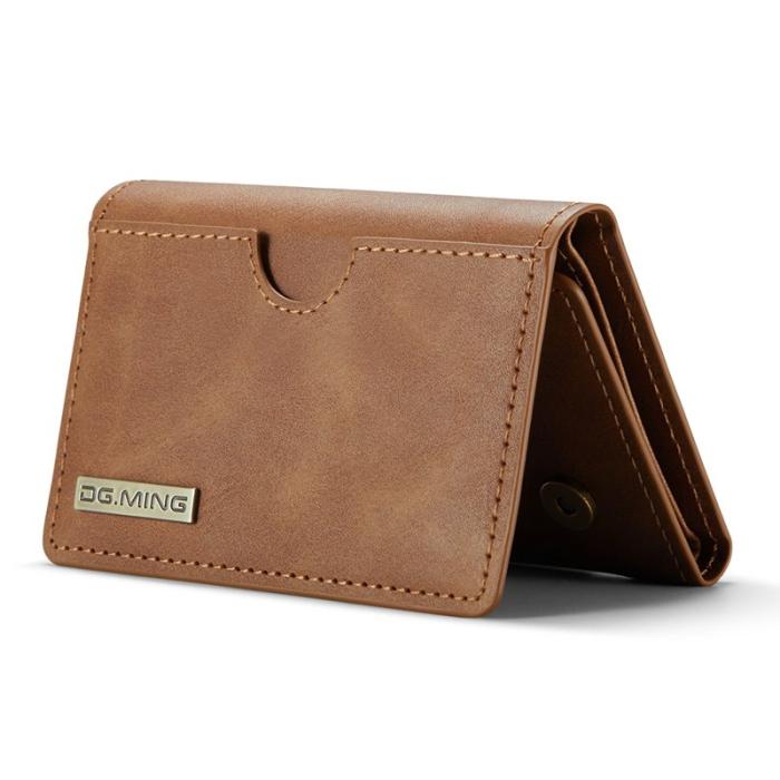 DG.MING - DG.MING M6 RFID Blocker Plånbok Flera Lager Myntväska Brun
