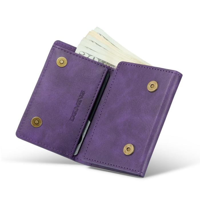 DG.MING - DG.MING M6 RFID Blocking Plånbok Flera Lager Myntväska Lila