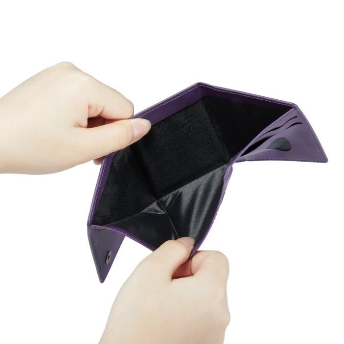 DG.MING - DG.MING M6 RFID Blocking Plånbok Flera Lager Myntväska Lila