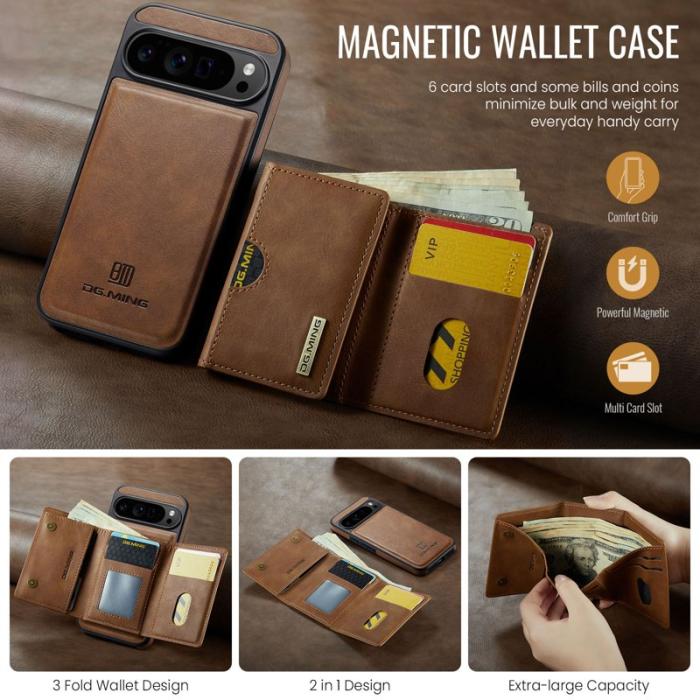 DG.MING - DG.MING M6 Series Fodral för Google Pixel 10 Pro XL - Brun