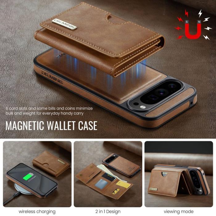 DG.MING - DG.MING M6 Series Fodral för Google Pixel 10 Pro XL - Brun