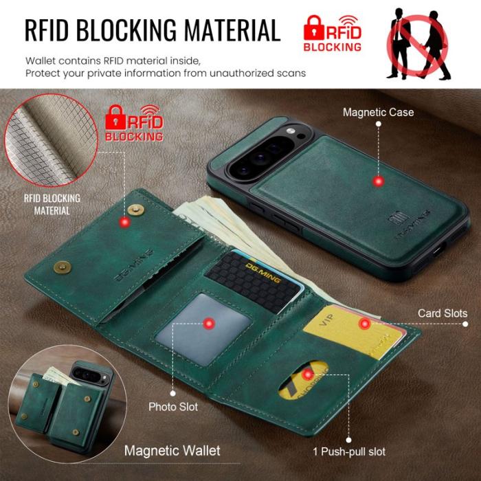 DG.MING - DG.MING M6 Series Fodral för Google Pixel 10 Pro XL - Grön