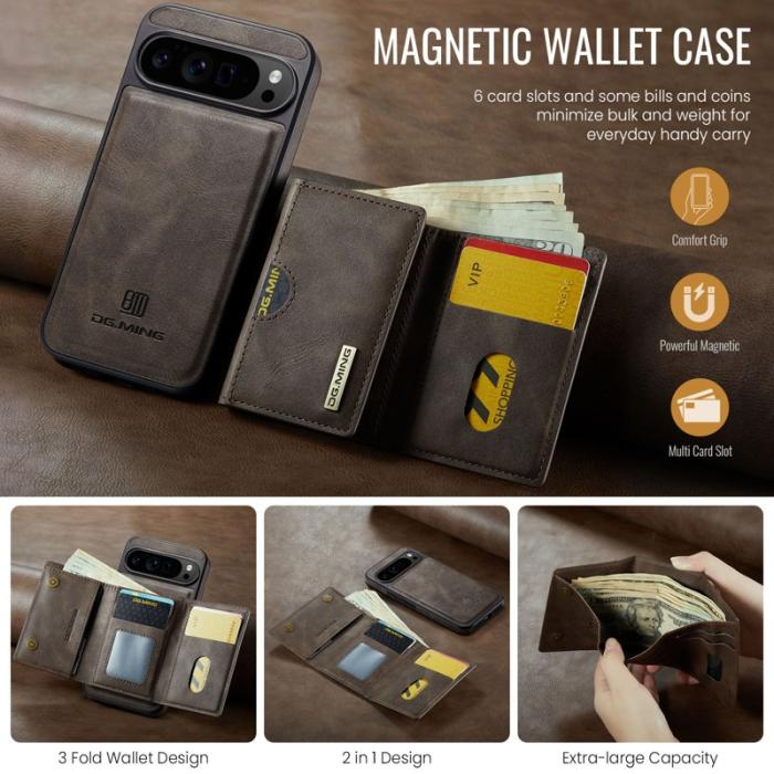 DG.MING - DG.MING M6 Series Fodral för Google Pixel 10 Pro XL Kaffe