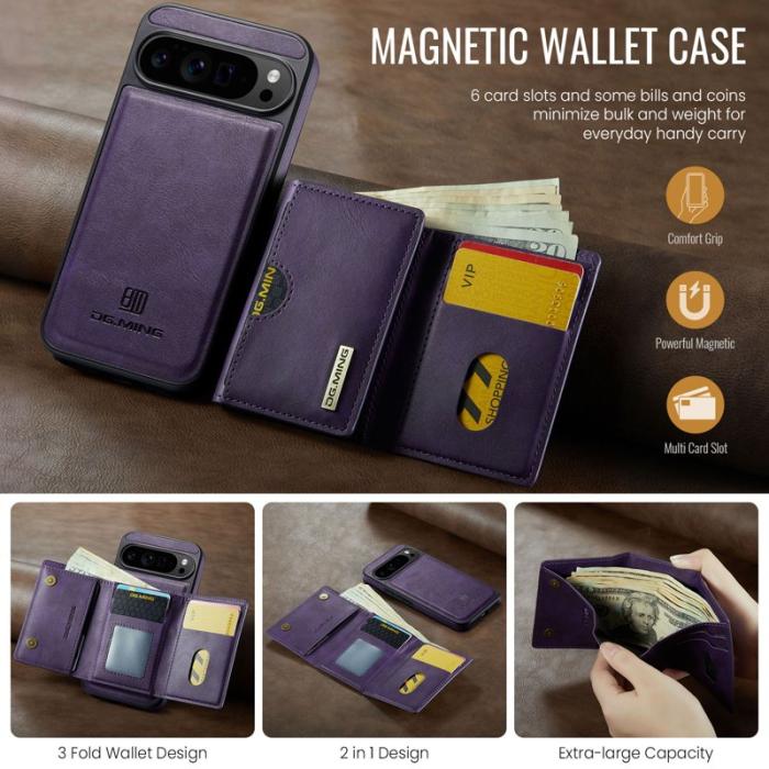 DG.MING - DG.MING M6 Series Fodral för Google Pixel 10 Pro XL - Lila