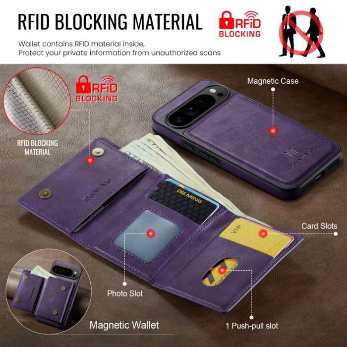 DG.MING - DG.MING M6 Series Fodral för Google Pixel 10 Pro XL - Lila