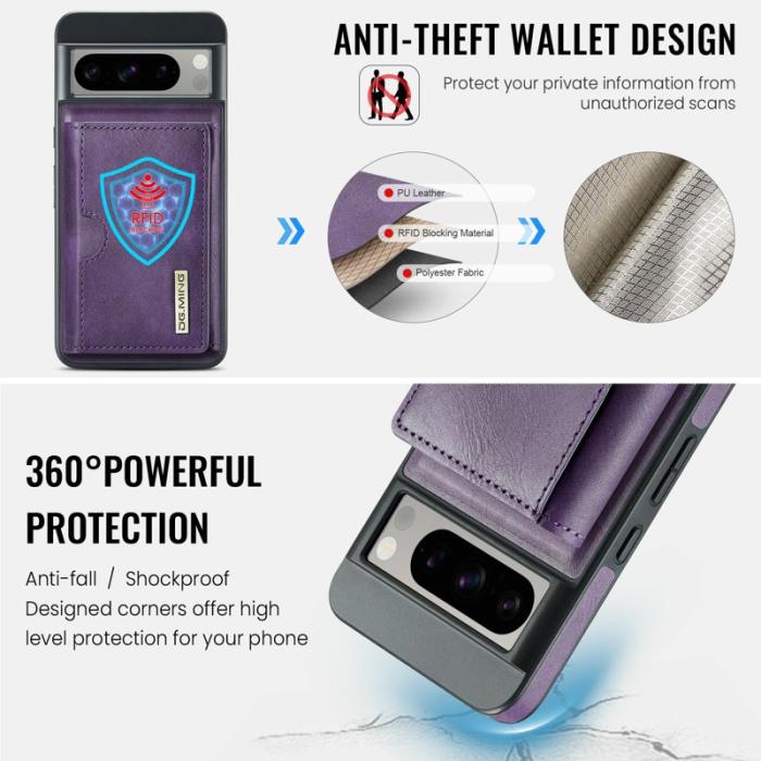 DG.MING - DG.MING M6 Series Fodral för Google Pixel 8 Pro - Lila