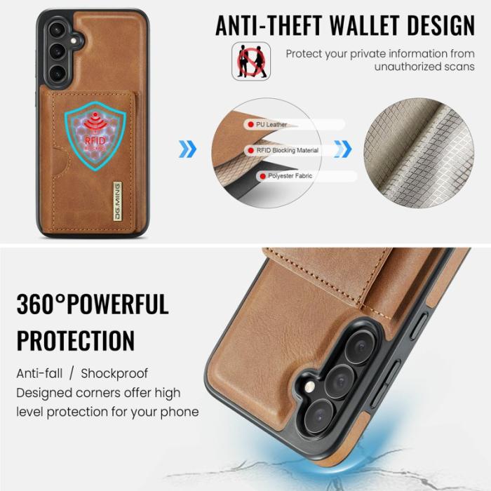 DG.MING - DG.MING M6 Series Fodral för Samsung Galaxy S24 FE - Brun