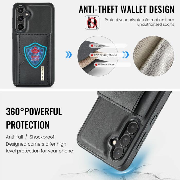 DG.MING - DG.MING M6 Series Fodral för Samsung Galaxy S25 FE - Svart