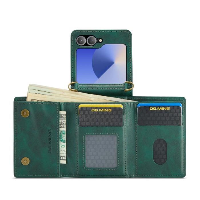DG.MING - DG.MING M6 Series Fodral för Samsung Galaxy Z Flip6 5G Grön