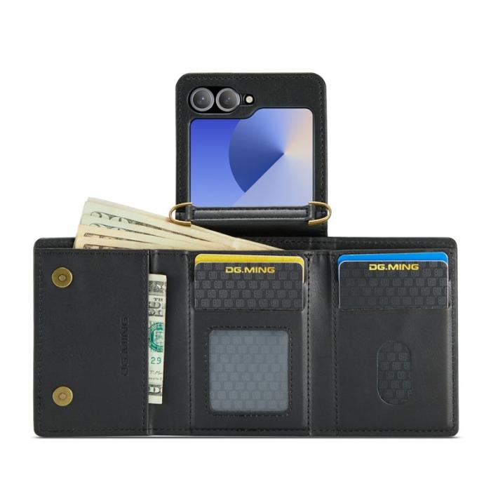 DG.MING - DG.MING M6 Series Fodral för Samsung Galaxy Z Flip6 5G - Svart