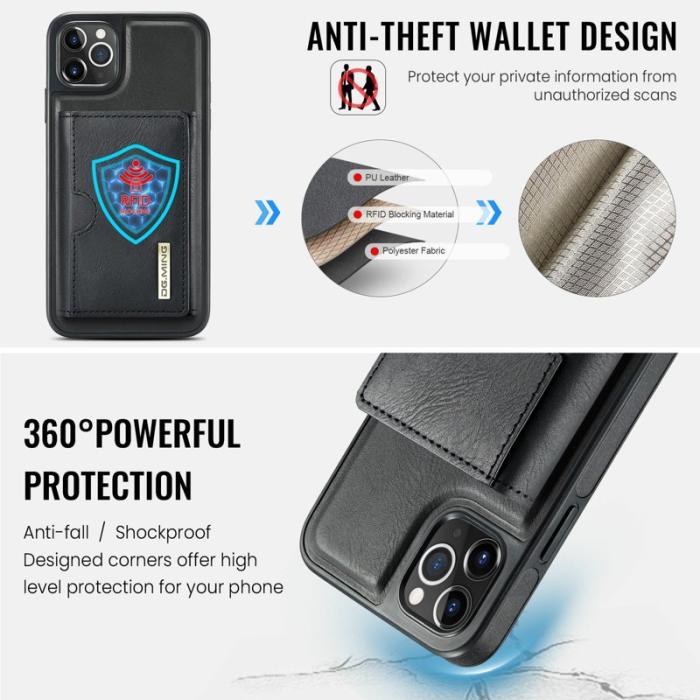 DG.MING - DG.MING M6 Series iPhone 11 Pro Max Skal Magnetiskt Svart