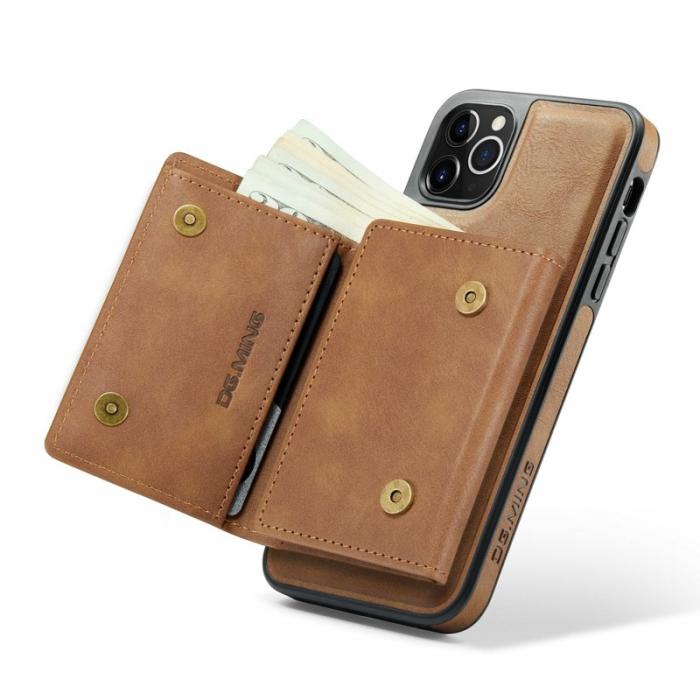 DG.MING - DG.MING M6 Series iPhone 11 Pro Skal Magnetiskt Fodral Brun