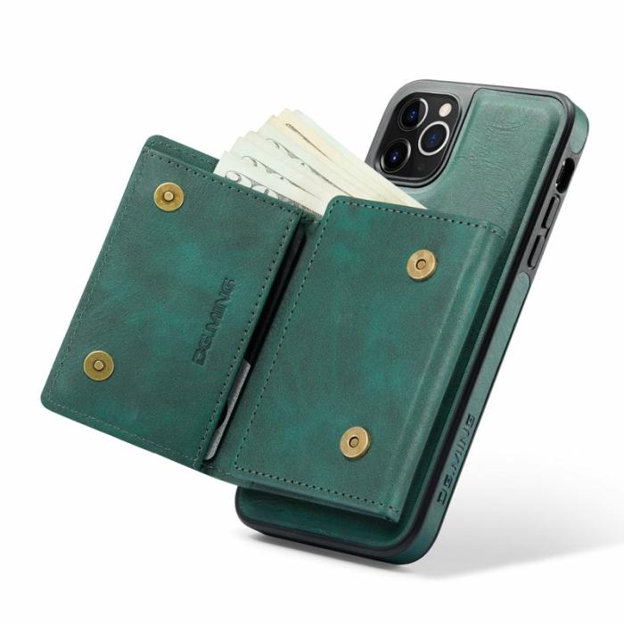 DG.MING - DG.MING M6 Series iPhone 11 Pro Skal Magnetiskt Fodral Grön