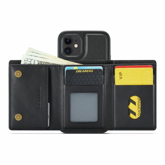 DG.MING - DG.MING M6 Series iPhone 12/12 Pro Skal Magnetiskt Svart