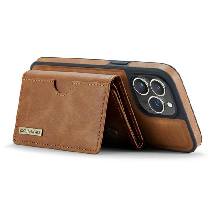 DG.MING - DG.MING M6 Series iPhone 12 Pro Max Skal Magnetiskt Fodral Brun