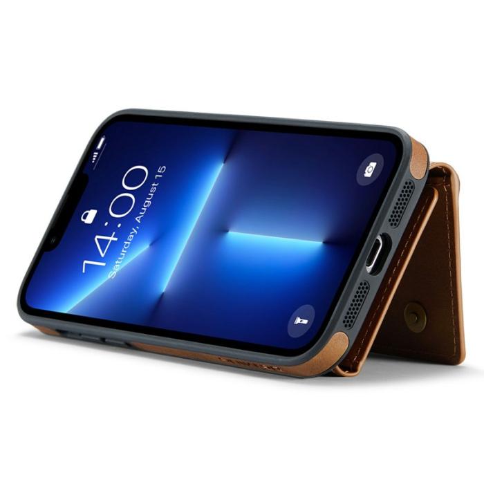 DG.MING - DG.MING M6 Series iPhone 12 Pro Max Skal Magnetiskt Fodral Brun