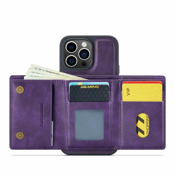 DG.MING - DG.MING M6 Series iPhone 12 Pro Max Skal Magnetiskt Lila