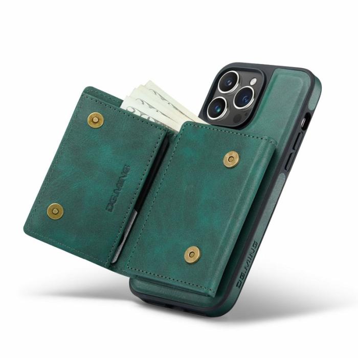 DG.MING - DG.MING M6 Series iPhone 13 Pro Skal Magnetiskt Fodral Grön