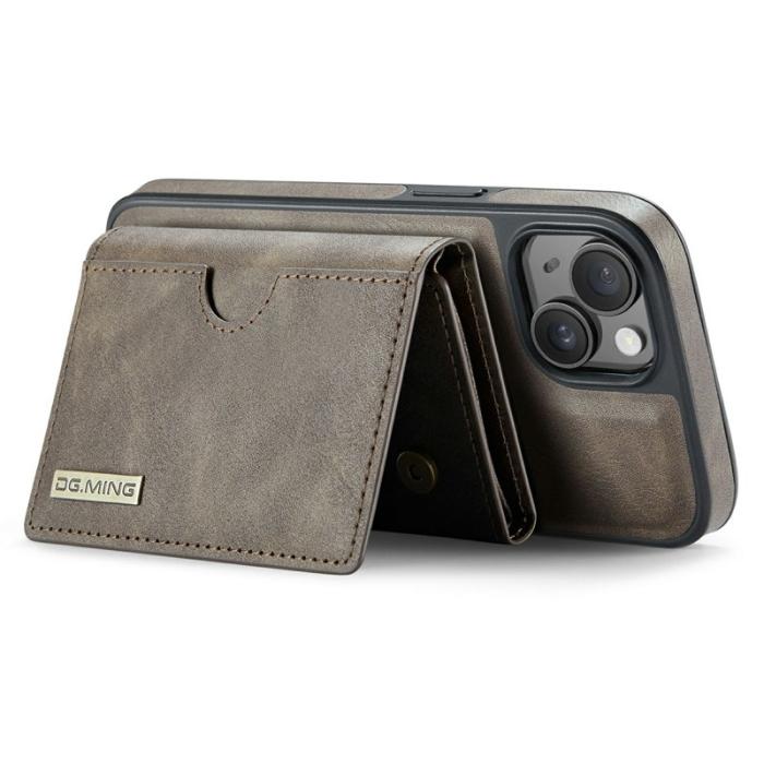 DG.MING - DG.MING M6 Series iPhone 14 Plus Skal Magnetiskt Fodral - Coffee