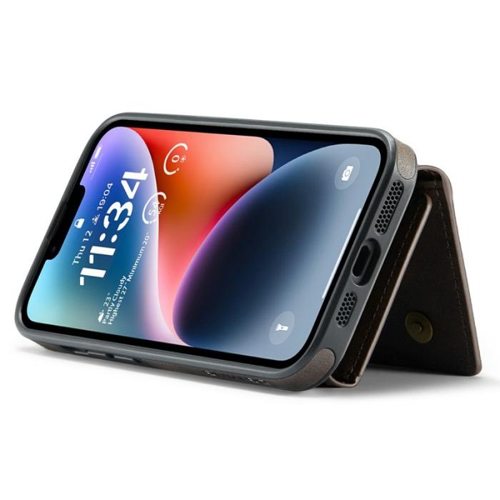 DG.MING - DG.MING M6 Series iPhone 14 Plus Skal Magnetiskt Fodral - Coffee