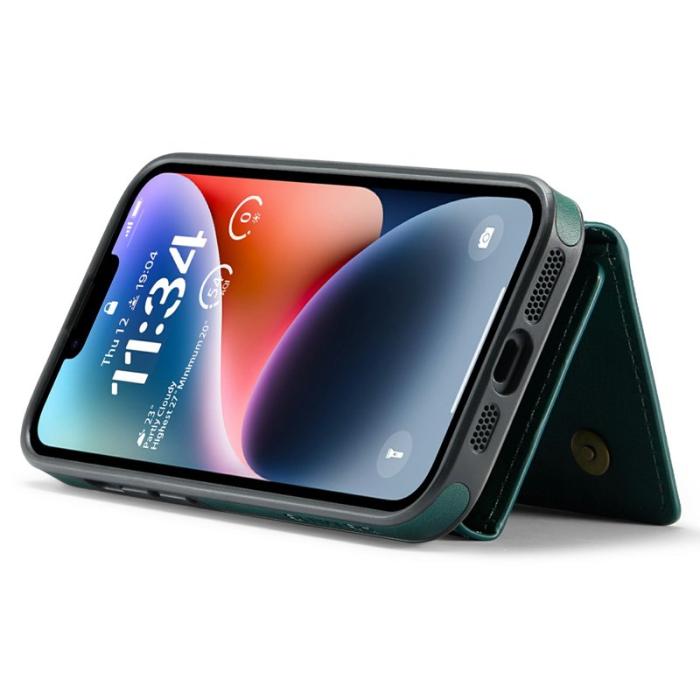 DG.MING - DG.MING M6 Series iPhone 14 Plus Skal Magnetiskt Fodral Grön