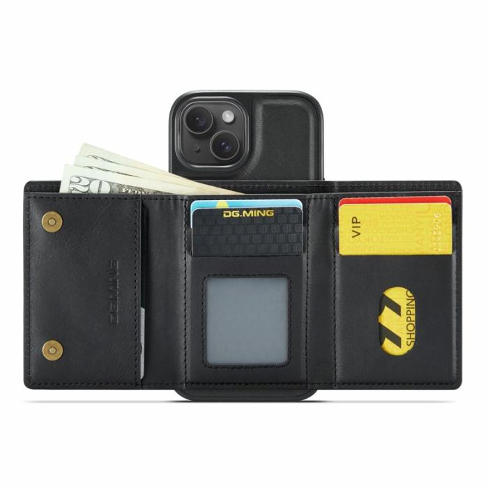 DG.MING - DG.MING M6 Series iPhone 14 Plus Skal Magnetiskt Fodral Svart
