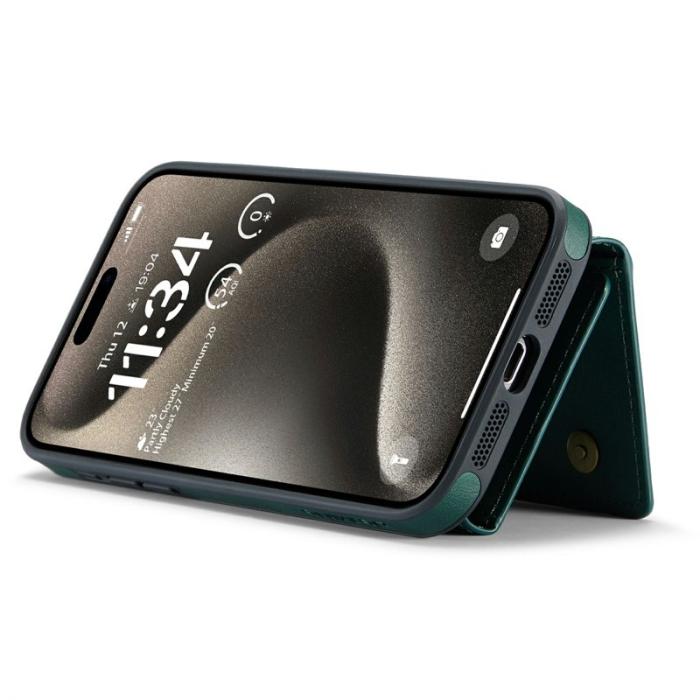 DG.MING - DG.MING M6 Series iPhone 14 Pro Skal Magnetiskt Fodral Grön