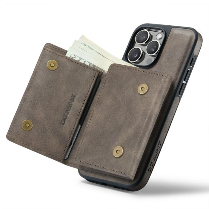 DG.MING - DG.MING M6 Series iPhone 14 Pro Skal Magnetiskt Fodral Kaffe