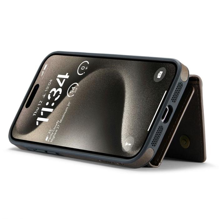 DG.MING - DG.MING M6 Series iPhone 14 Pro Skal Magnetiskt Fodral Kaffe