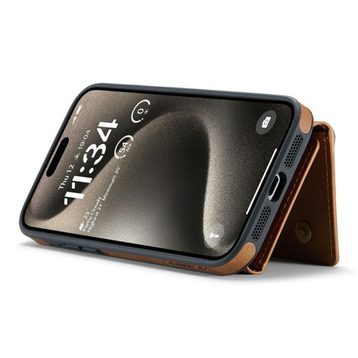 DG.MING - DG.MING M6 Series iPhone 15 Pro Max Skal Magnetiskt Fodral Brun