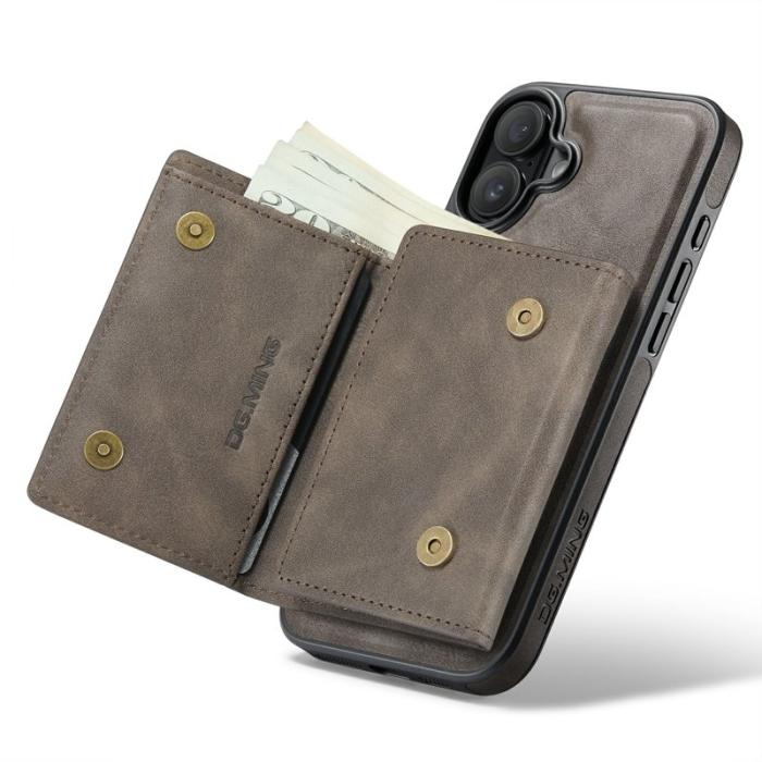 DG.MING - DG.MING M6 Series iPhone 16 Plus Skal Magnetiskt Fodral Kaffe