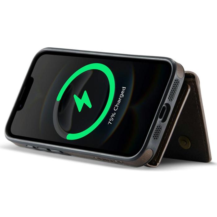 DG.MING - DG.MING M6 Series iPhone 16e Skal Magnetiskt Fodral Kaffe