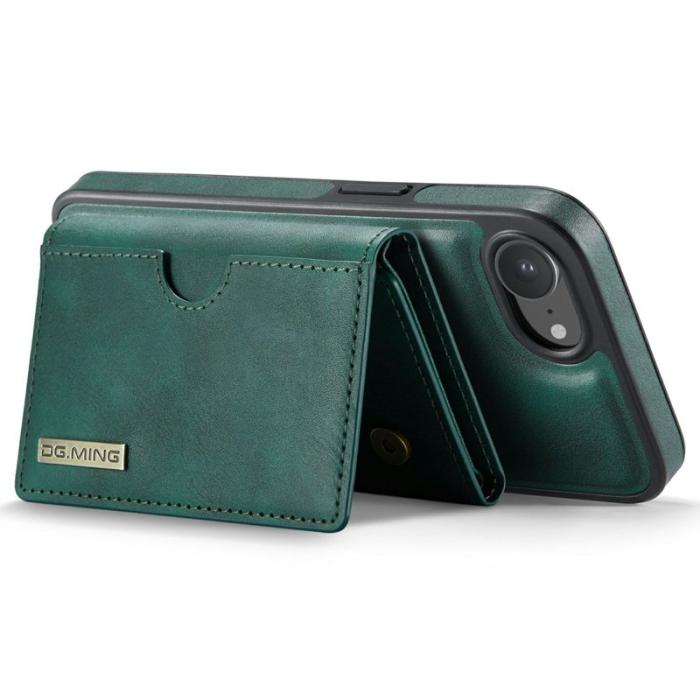 DG.MING - DG.MING M6 Series iPhone 16e Skal Magnetiskt Plånboksfodral Grön