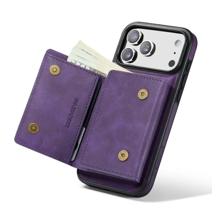 DG.MING - DG.MING M6 Series iPhone 17 Pro Max Skal Magnetiskt Fodral Lila