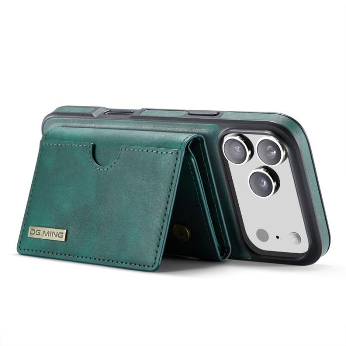 DG.MING - DG.MING M6 Series iPhone 17 Pro Max Skal Magnetiskt Wallet Grön