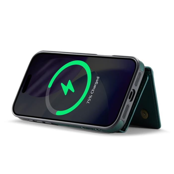 DG.MING - DG.MING M6 Series iPhone 17 Pro Max Skal Magnetiskt Wallet Grön