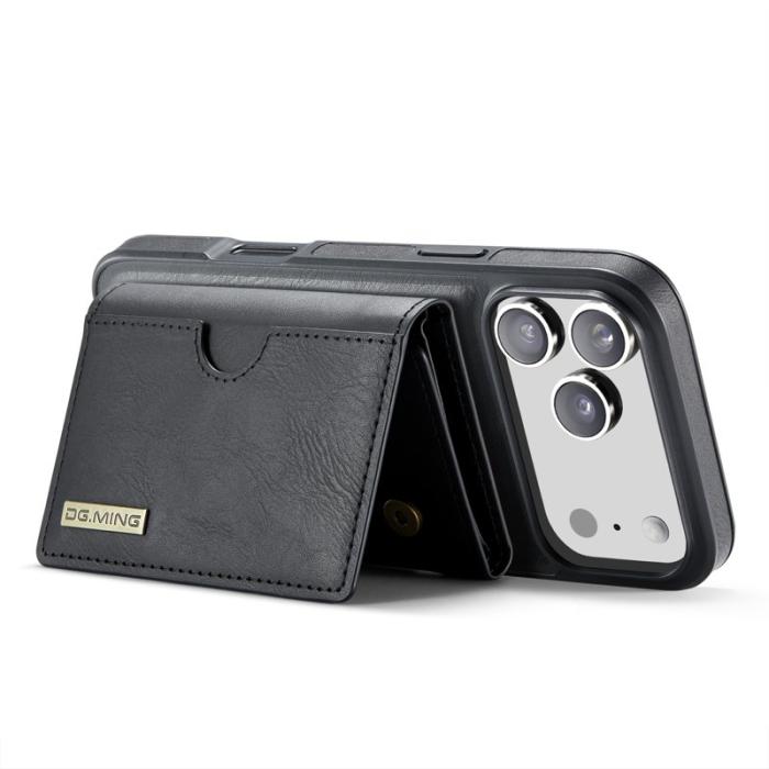 DG.MING - DG.MING M6 Series iPhone 17 Pro Max Skal Magnetiskt Wallet Svart