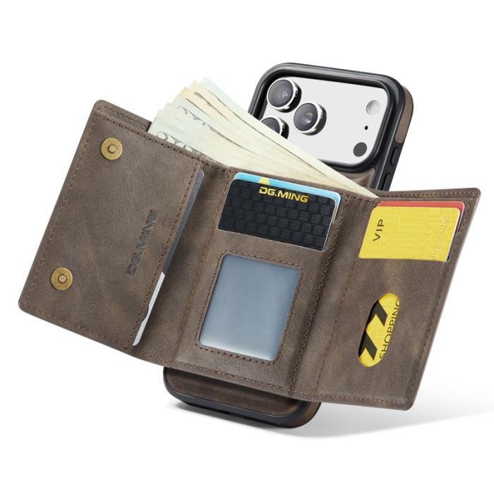 DG.MING - DG.MING M6 Series iPhone 17 Pro Skal Magnetiskt Fodral Kaffe