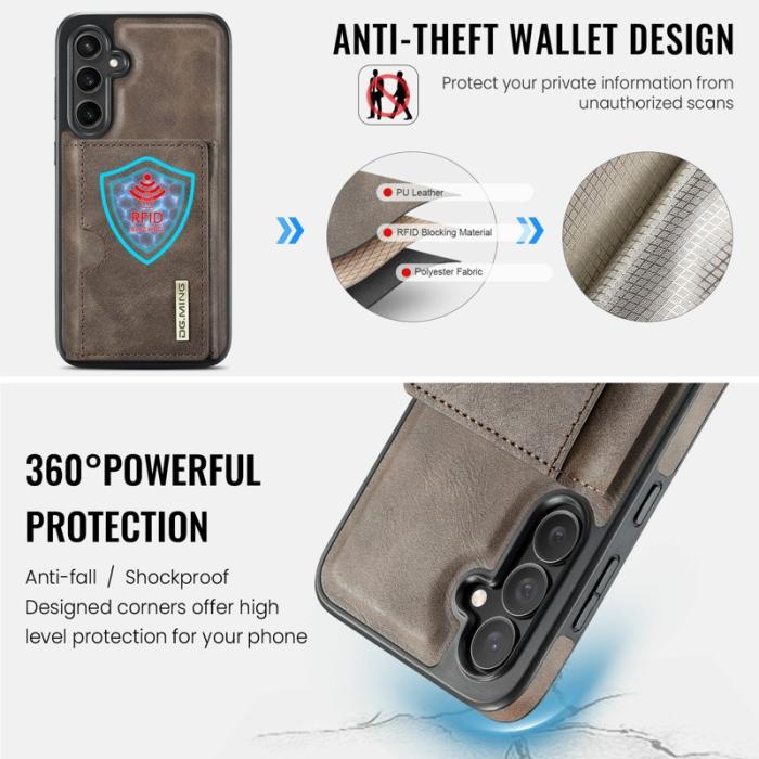 DG.MING - DG.MING M6 Series Samsung Galaxy S24 FE Skal Magnetiskt Kaffe