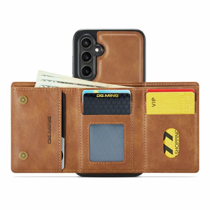 DG.MING - DG.MING M6 Series Samsung Galaxy S24 Skal Magnetiskt Brun