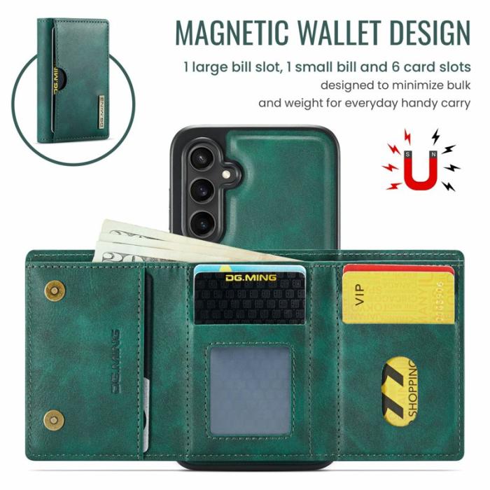 DG.MING - DG.MING M6 Series Samsung Galaxy S24 Skal Magnetiskt Grön
