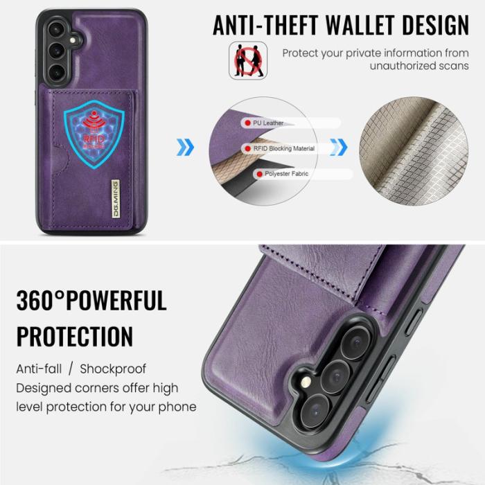 DG.MING - DG.MING M6 Series Samsung Galaxy S24 Skal Magnetiskt Lila