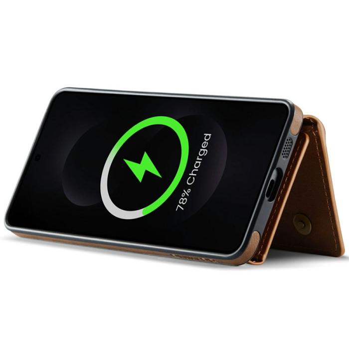 DG.MING - DG.MING M6 Series Samsung Galaxy S25 Edge Skal Magnetisk Brun