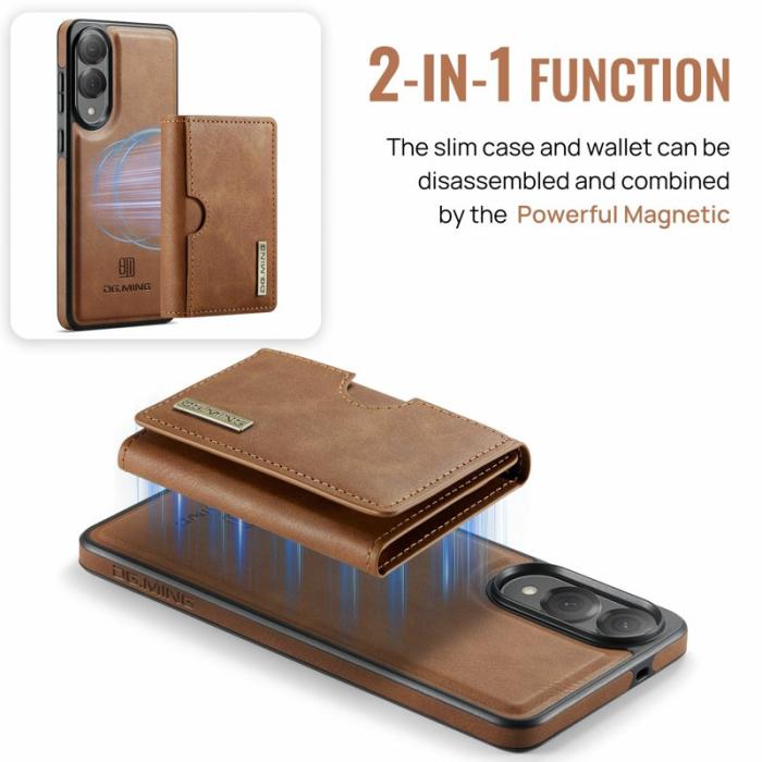 DG.MING - DG.MING M6 Series Samsung Galaxy S25 Edge Skal Magnetisk Brun