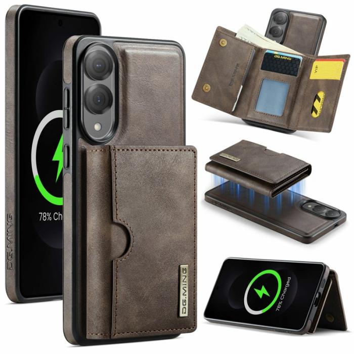 DG.MING - DG.MING M6 Series Samsung Galaxy S25 Edge Skal Magnetisk Kaffe