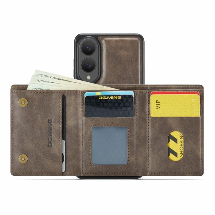 DG.MING - DG.MING M6 Series Samsung Galaxy S25 Edge Skal Magnetisk Kaffe