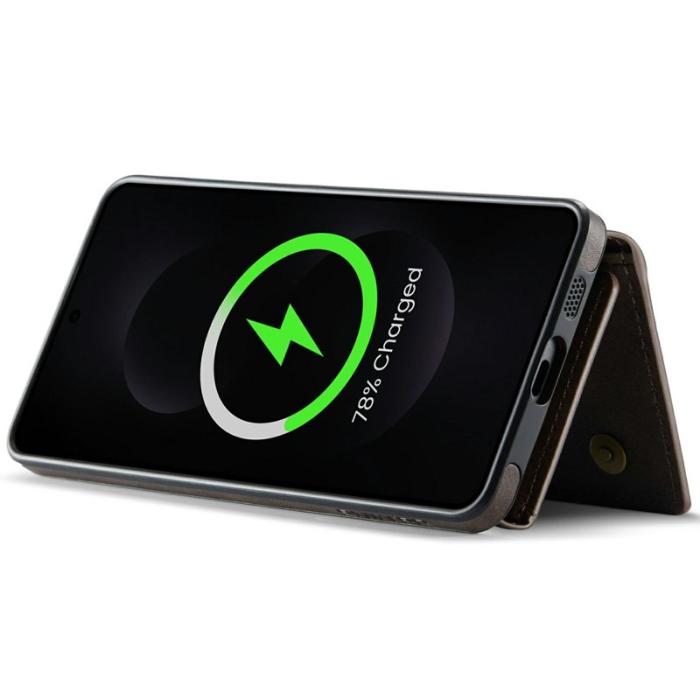 DG.MING - DG.MING M6 Series Samsung Galaxy S25 Edge Skal Magnetisk Kaffe