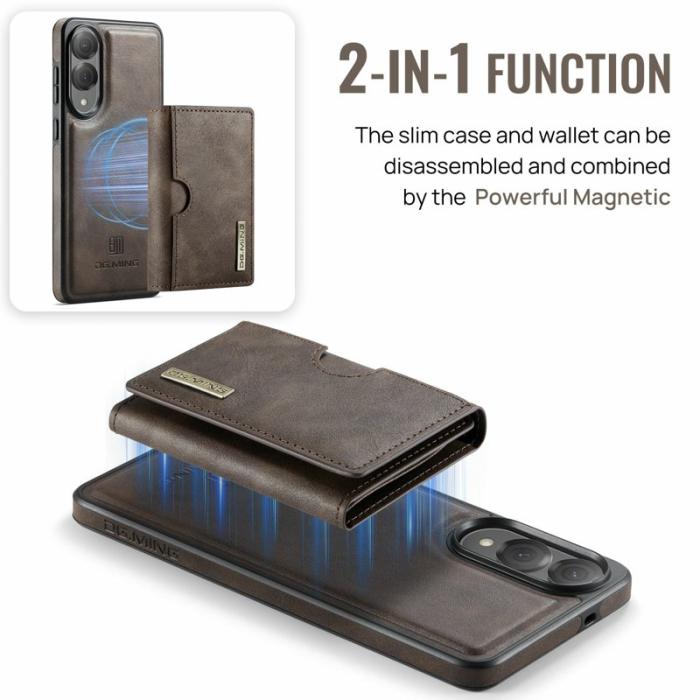 DG.MING - DG.MING M6 Series Samsung Galaxy S25 Edge Skal Magnetisk Kaffe